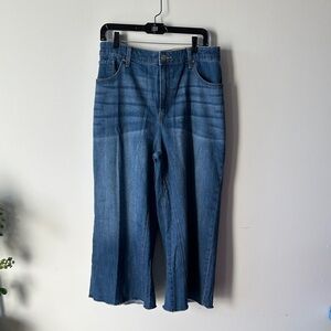 Chico's Perfect Stretch Wide Crop Jeans